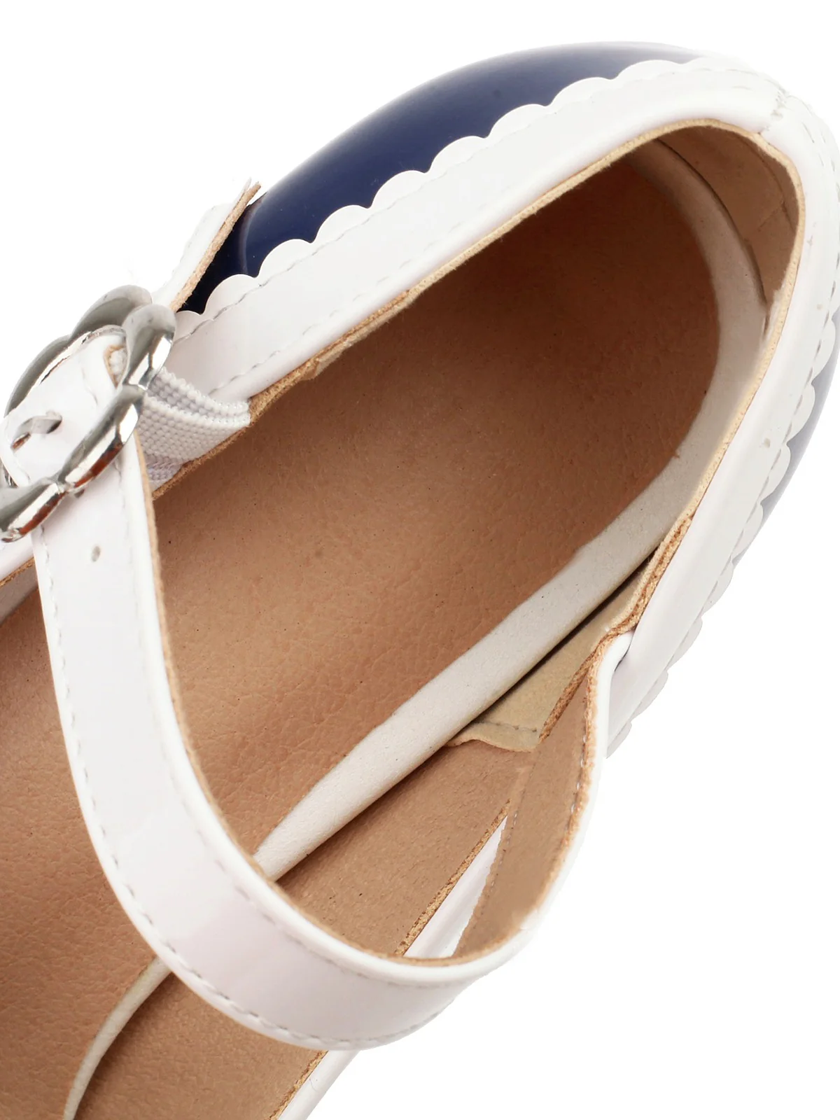 Retro Round Toe Bow High Heels Shoes - Image 16