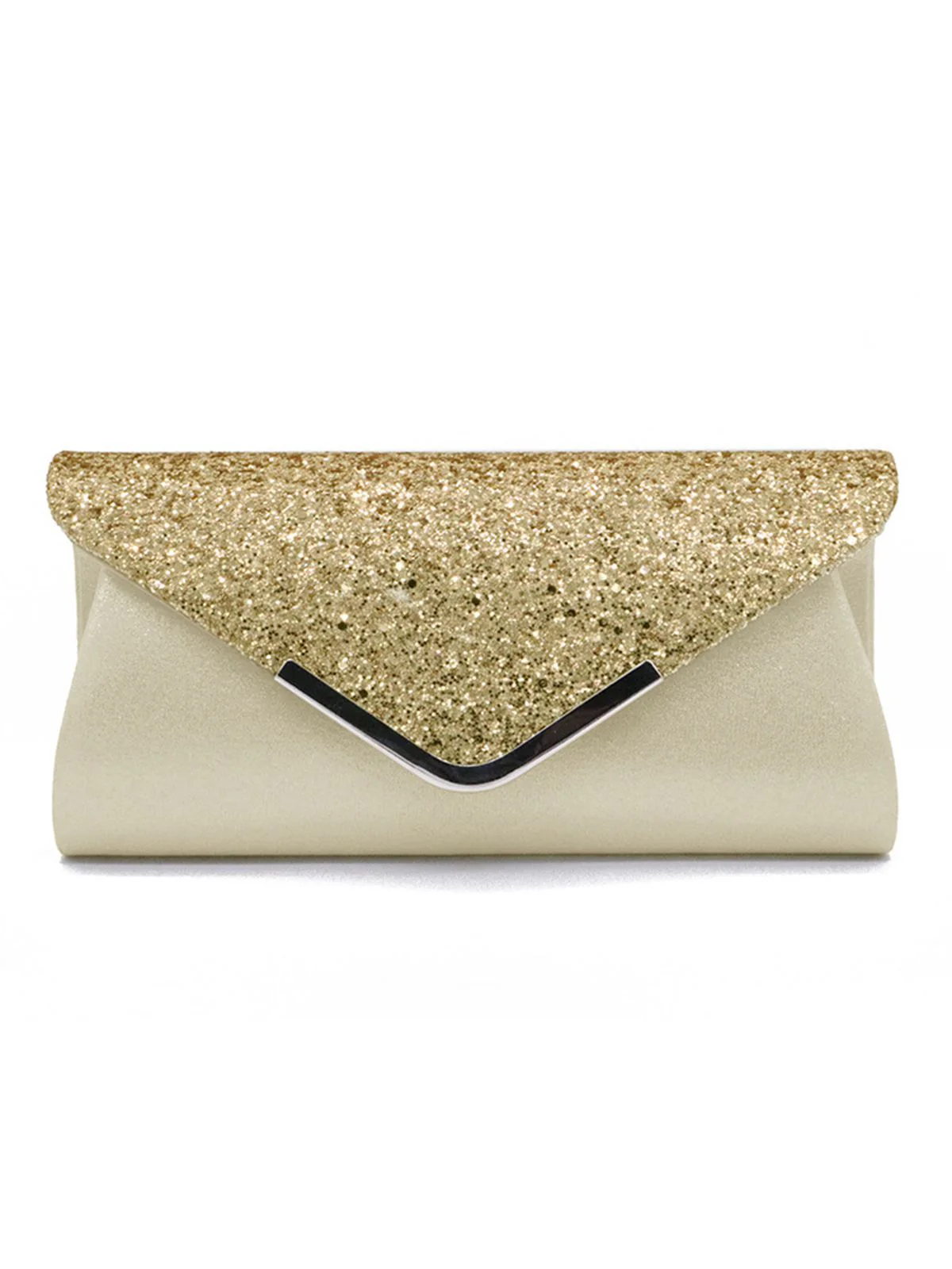 Retro Sequined Leather Evening Clutch - Image 7