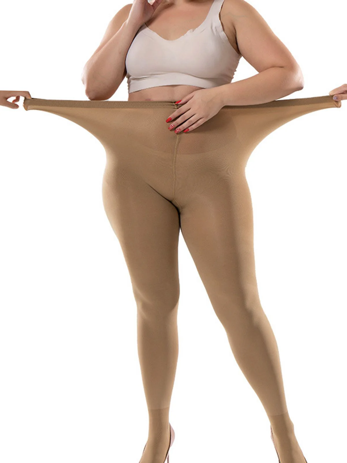 Retro 120D Bare Invisible Stockings - Image 8