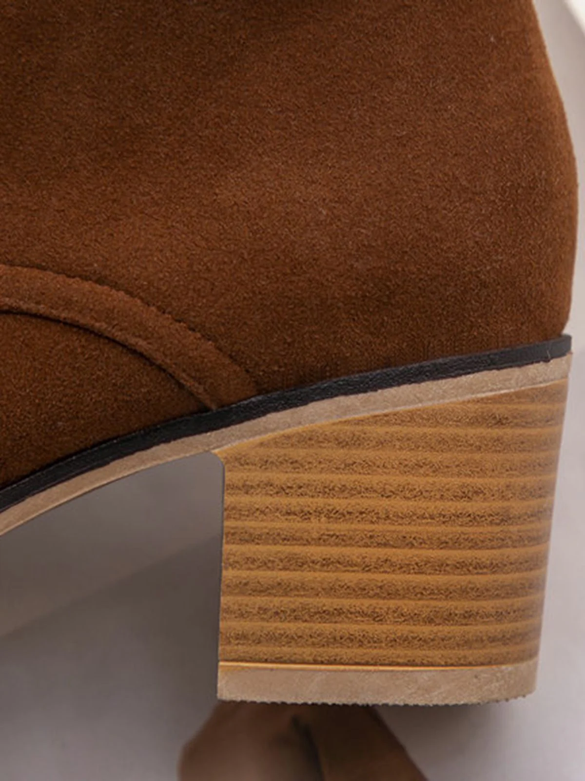 Retro Solid Lace-up Martin Boots - Image 20