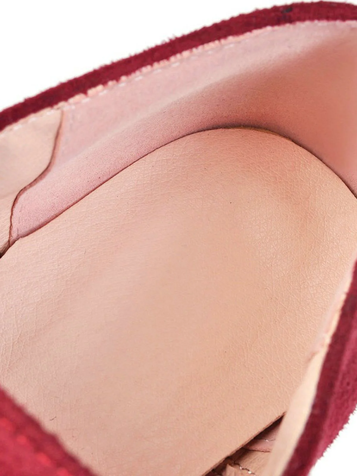 Retro Solid Lace-up Thick Heel Shoes - Image 4