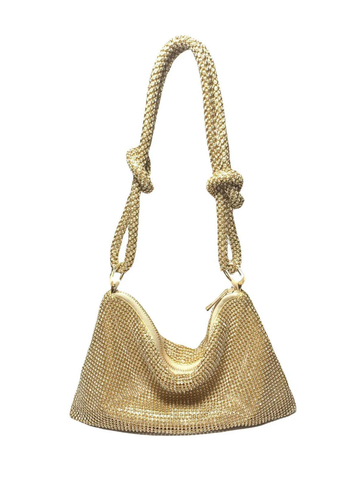 Rhinestone Sparkly Evening Handle Shoulder Bag - Image 3