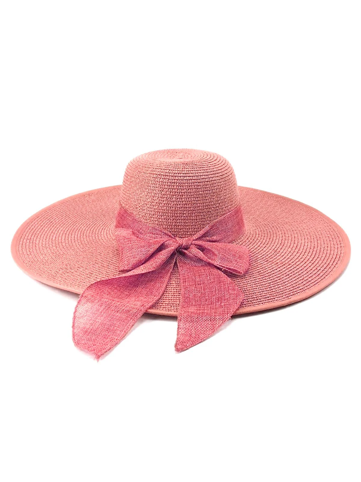 Ribbon Wide Brim Raffia Sun Hat - Image 2