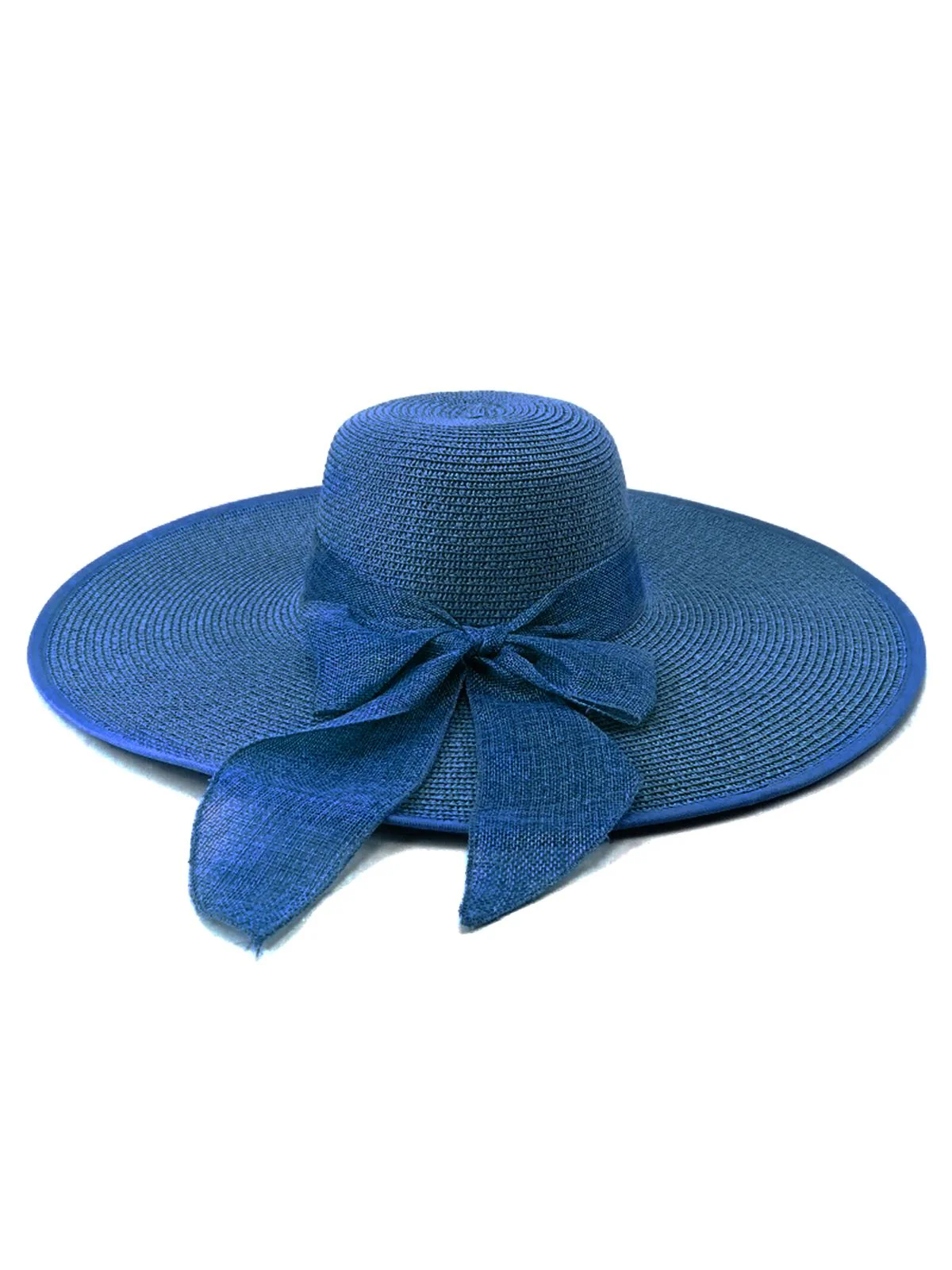 Ribbon Wide Brim Raffia Sun Hat - Image 10