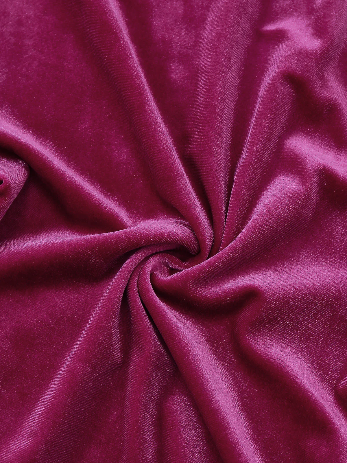 Rose Pink 1960s Cowl Neck Velvet Slit Dress - Image 4