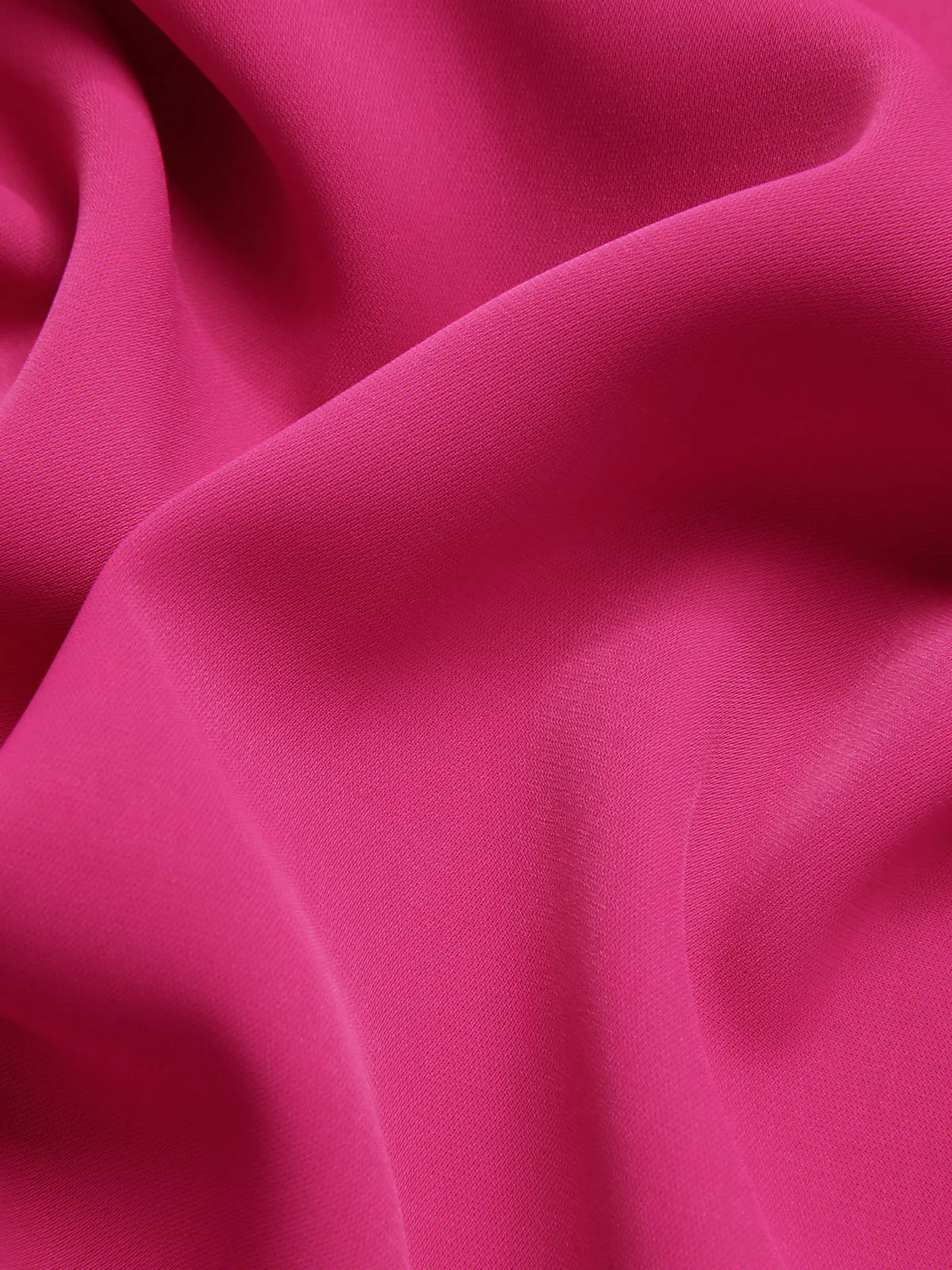 Rose Red 1950s Off-Shoulder Ruffles Solid Jumpsuit - Image 4