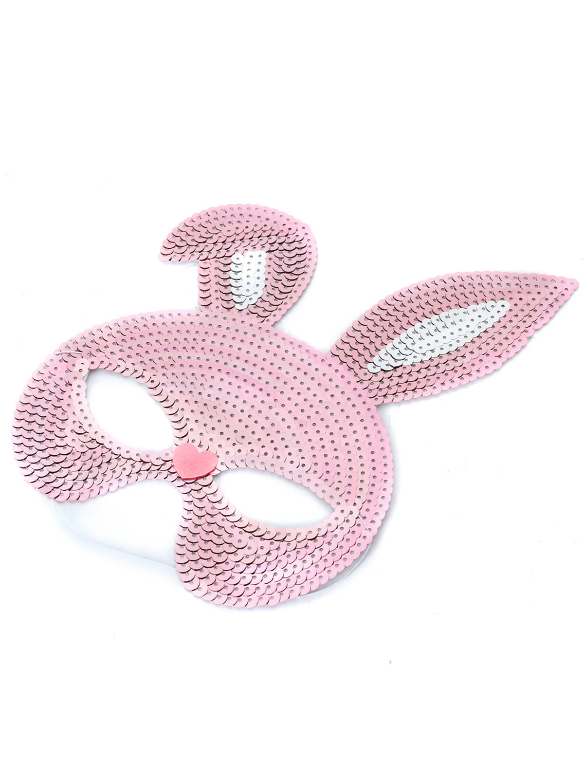Sequin Halloween Party Bunny Mask - Image 2