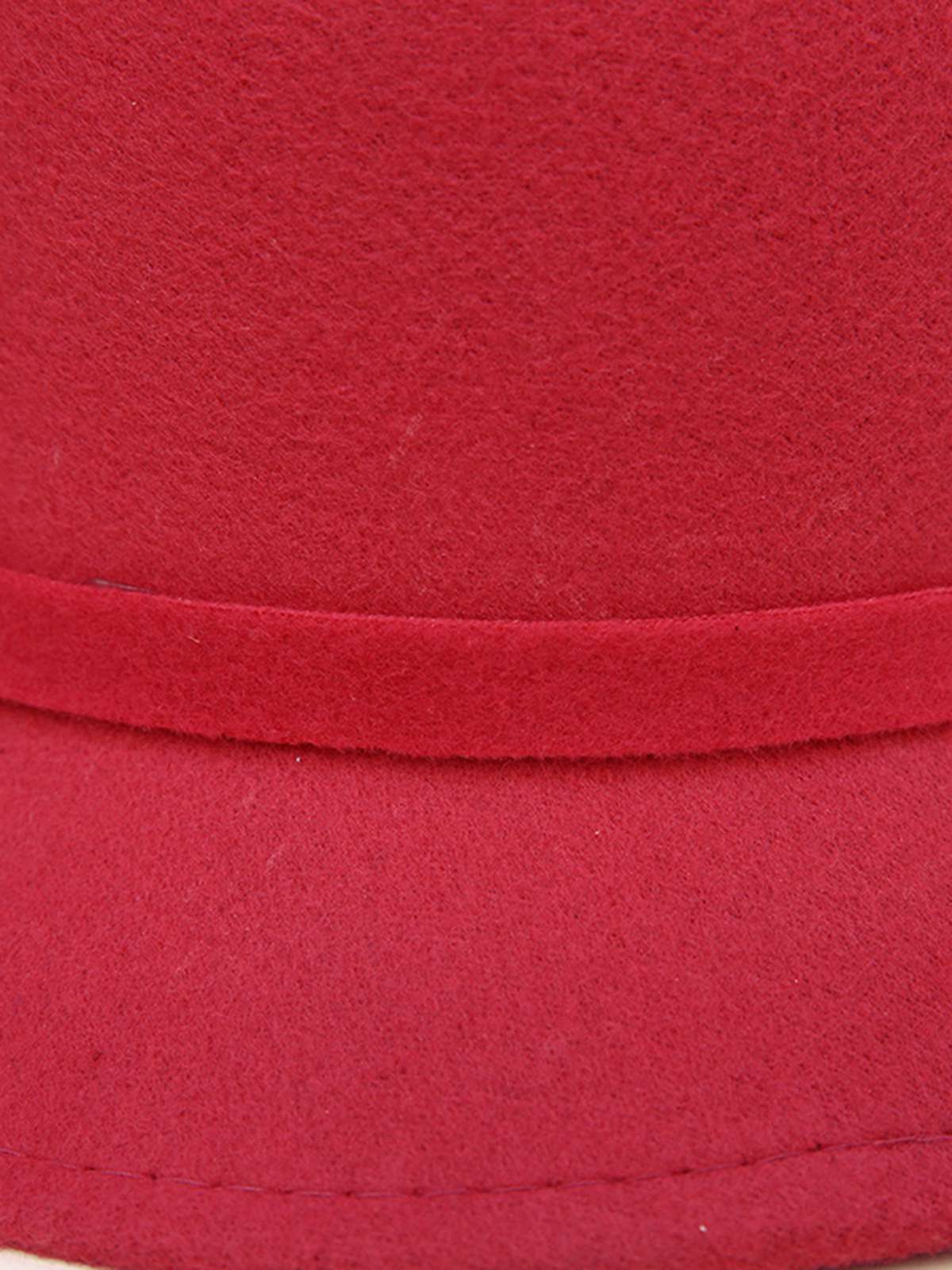 Solid Imitation Wool Knot Cloche Hat - Image 8