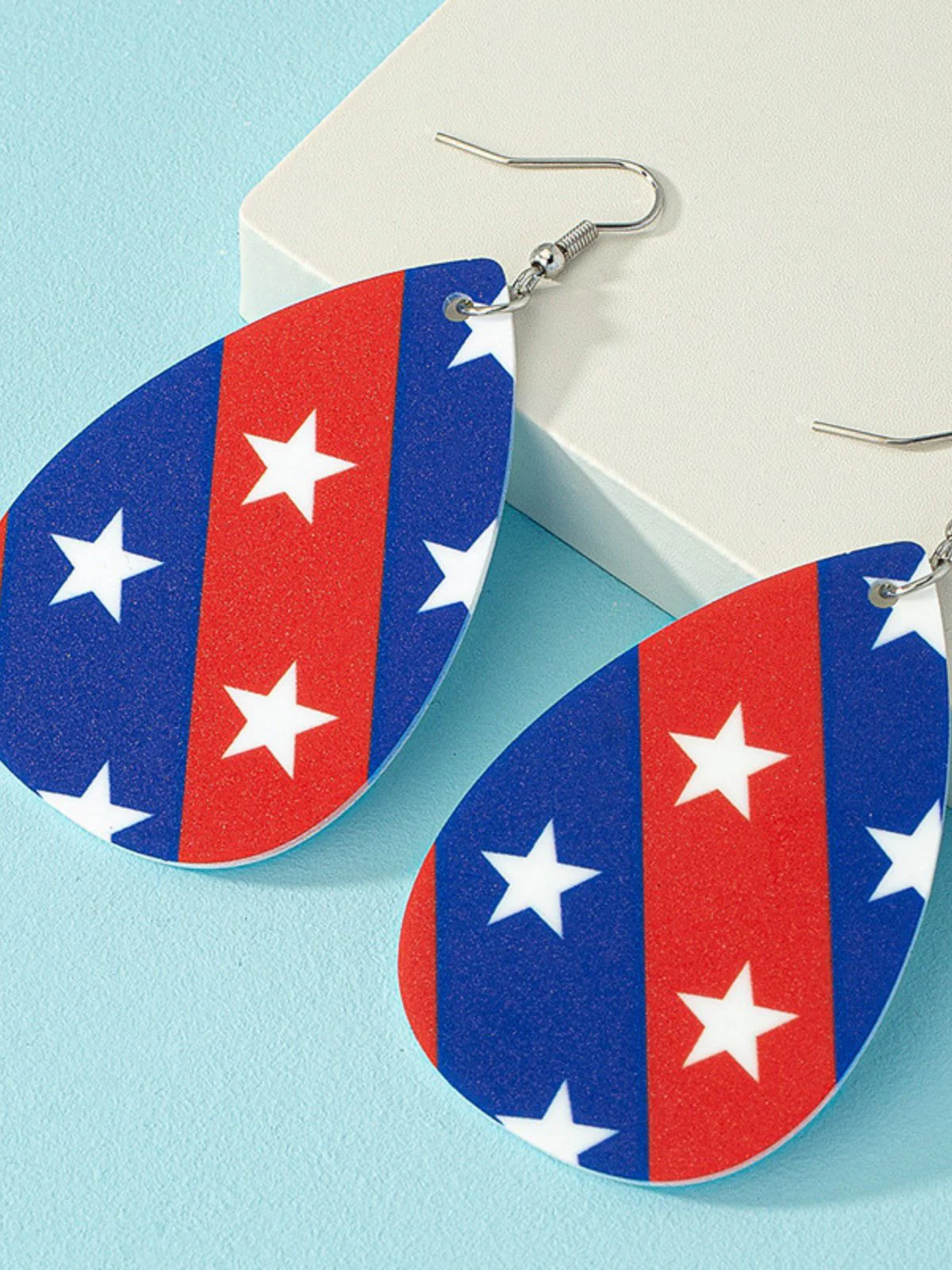 Star‑Spangled Independence Day Teardrop Earrings - Image 3