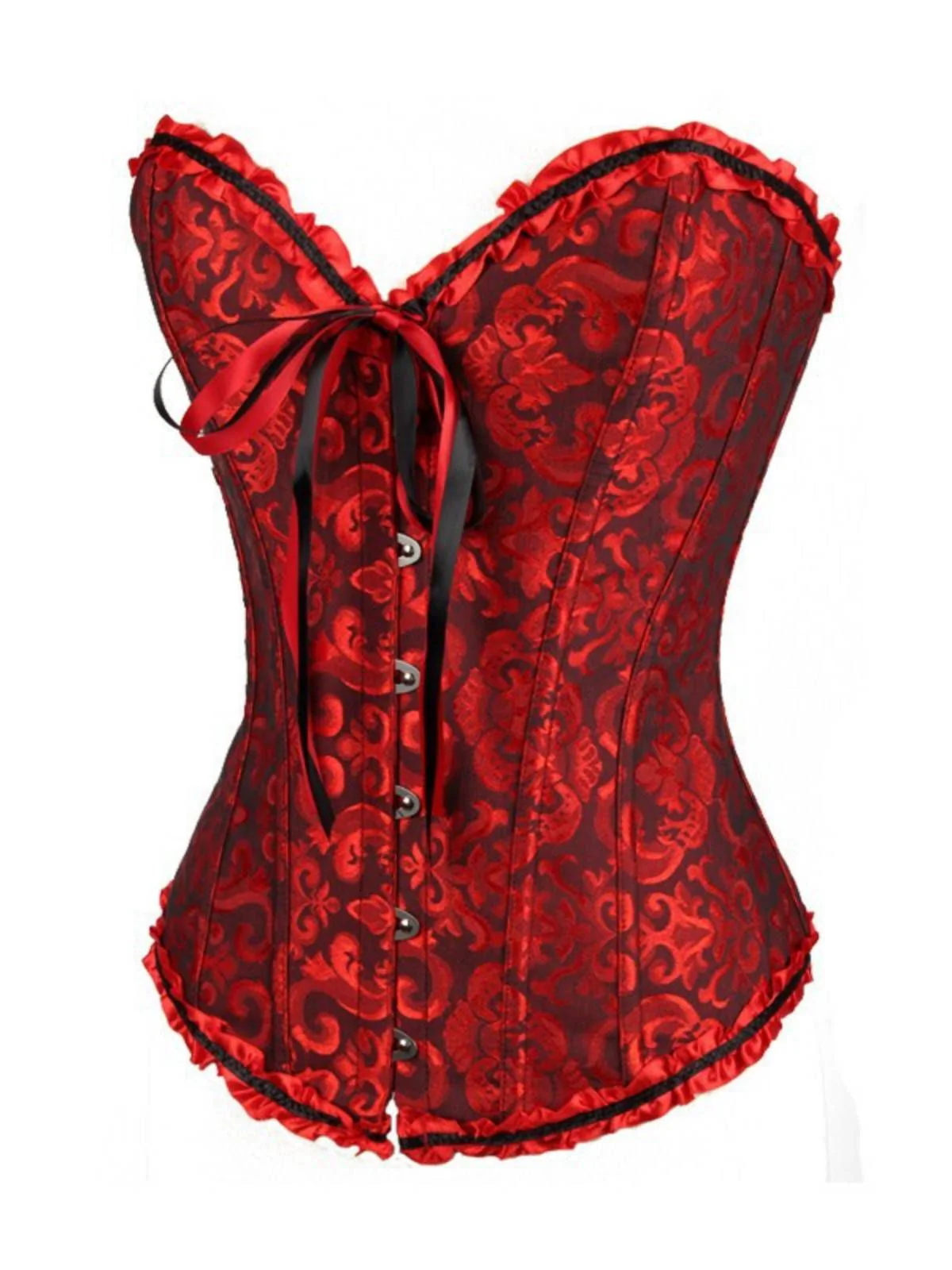 Steampunk Gothic Lace Overbust Corset - Image 10