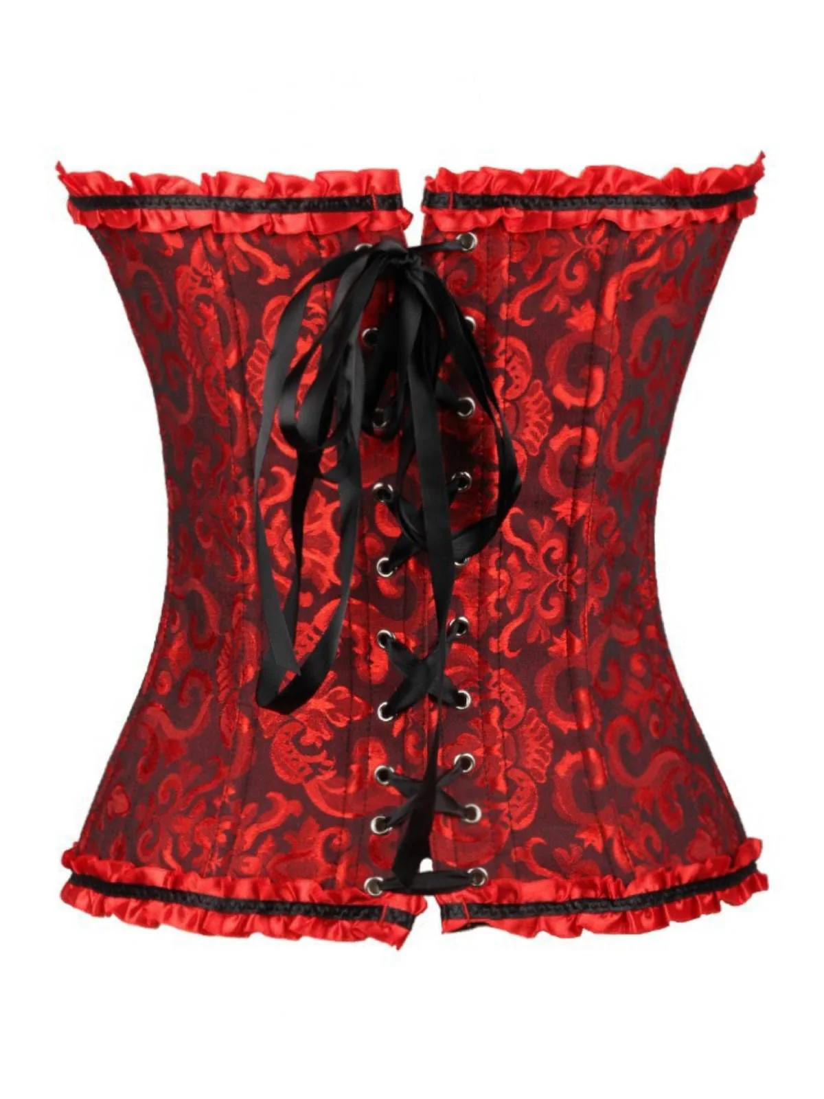 Steampunk Gothic Lace Overbust Corset - Image 11