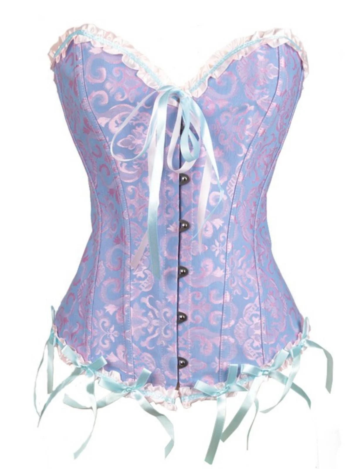 Steampunk Gothic Lace Overbust Corset - Image 5