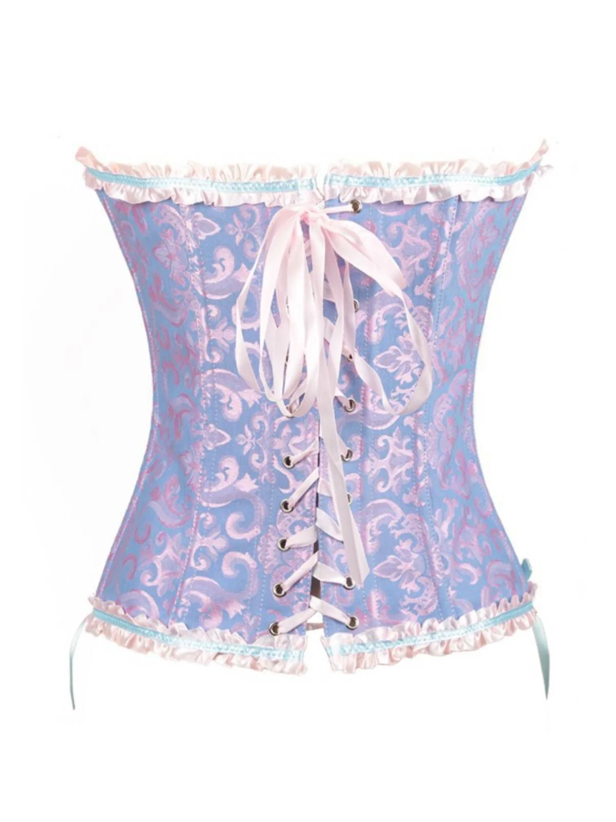 Steampunk Gothic Lace Overbust Corset - Image 6