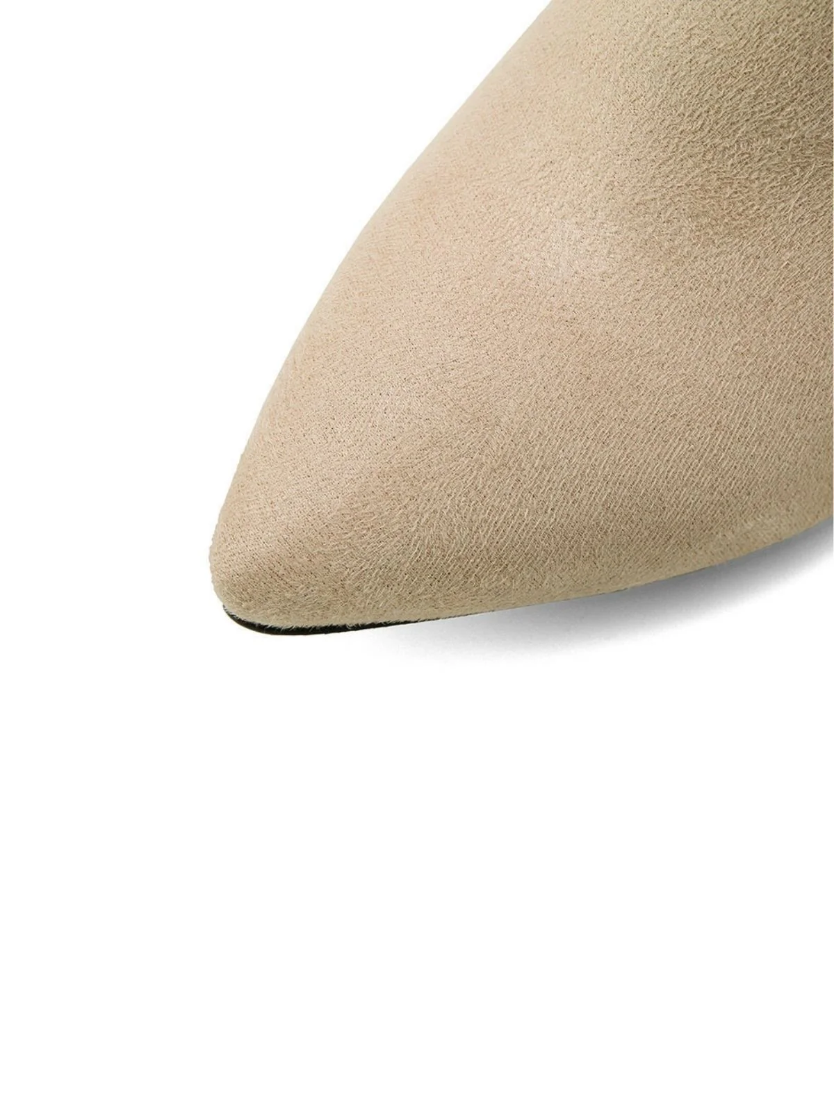 Stiletto Heel Pointed Suede Ankle High Heels - Image 7