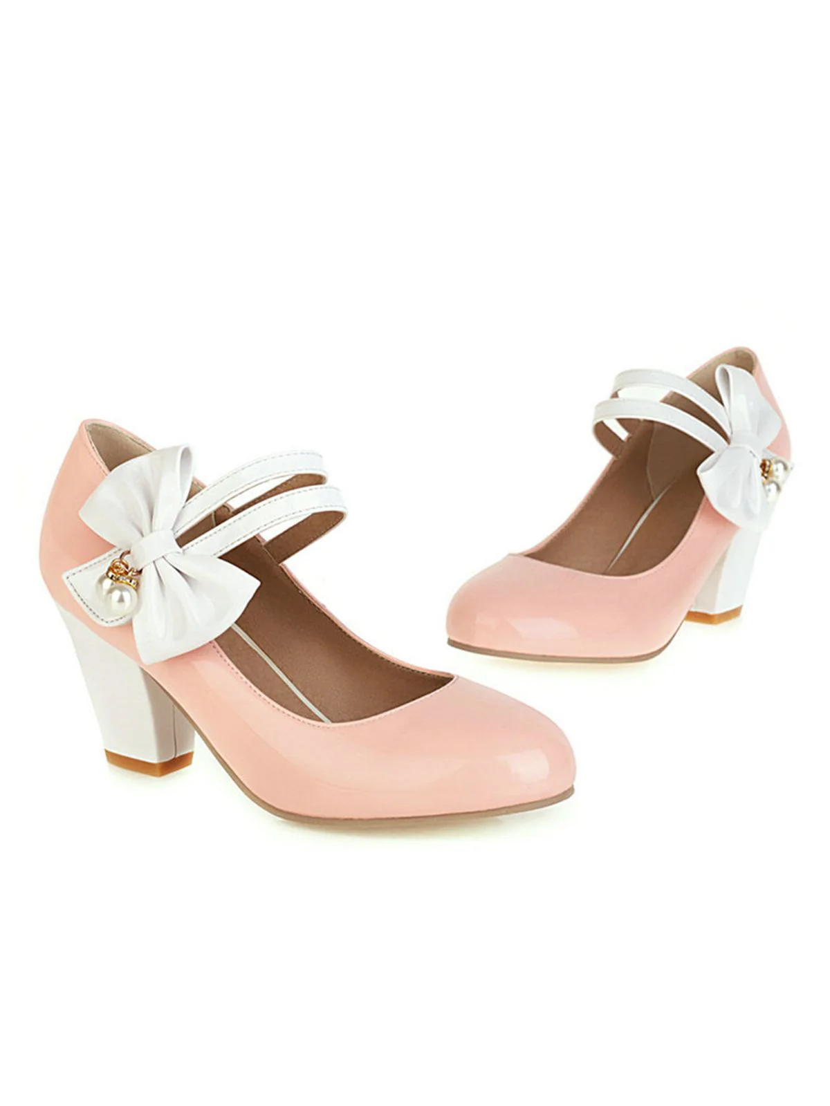Straps Bowknot High Heels Shoes - Image 12