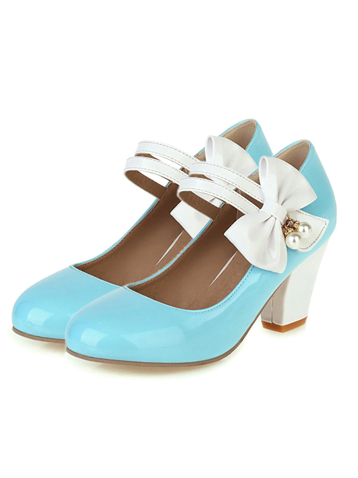 Straps Bowknot High Heels Shoes - Image 14