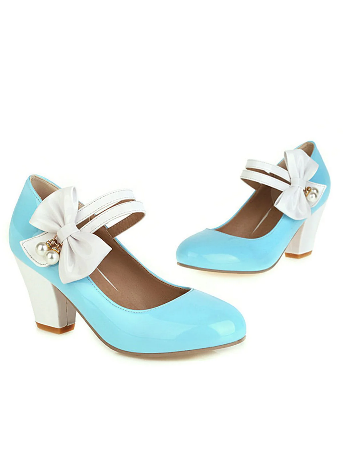 Straps Bowknot High Heels Shoes - Image 16