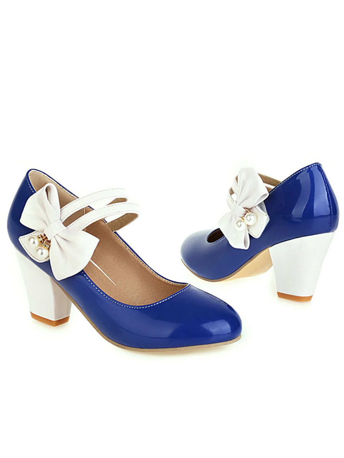 Straps Bowknot High Heels Shoes - Image 24