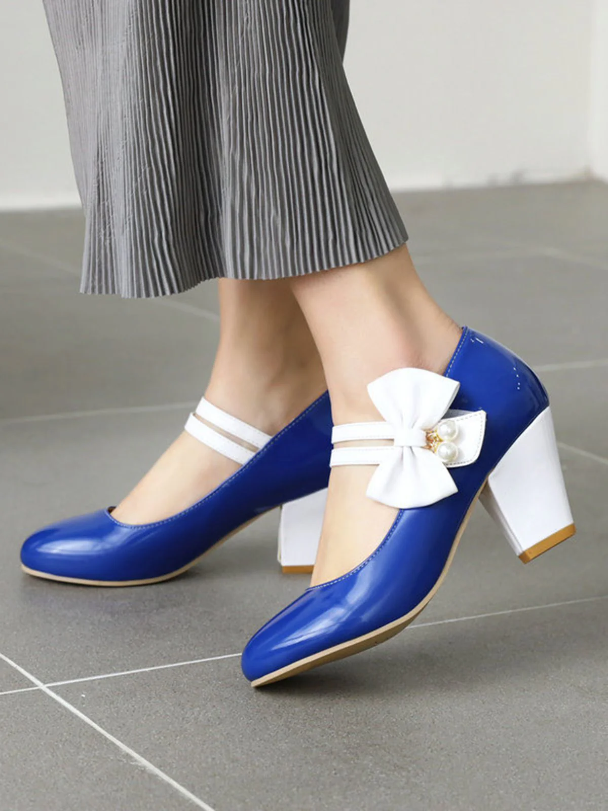 Straps Bowknot High Heels Shoes - Image 25