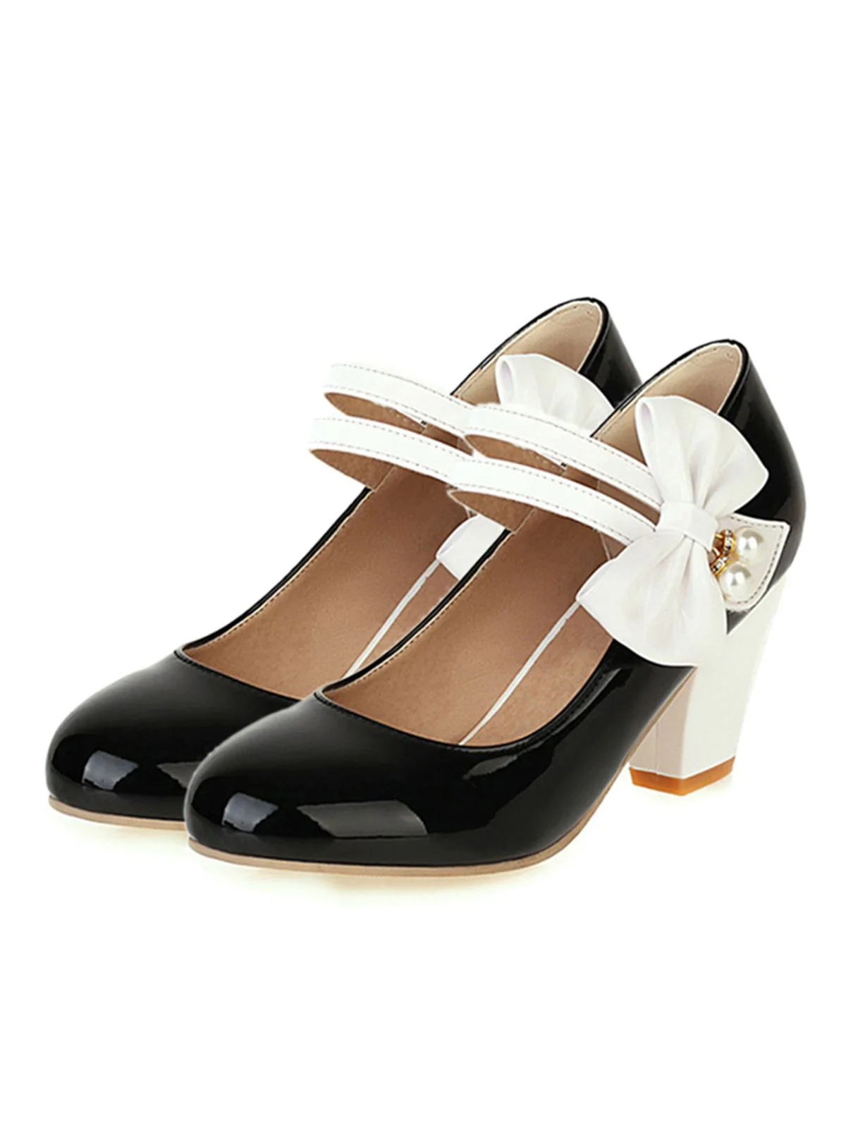 Straps Bowknot High Heels Shoes - Image 26