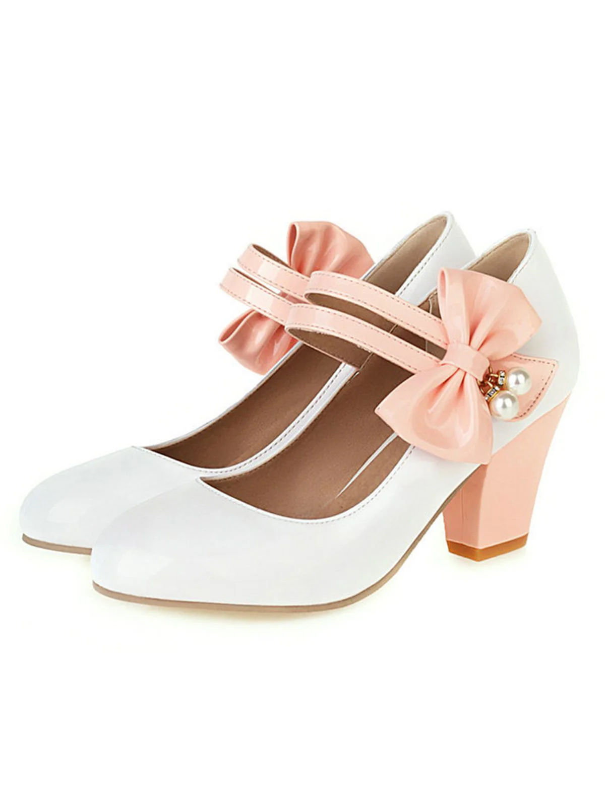 Straps Bowknot High Heels Shoes - Image 30
