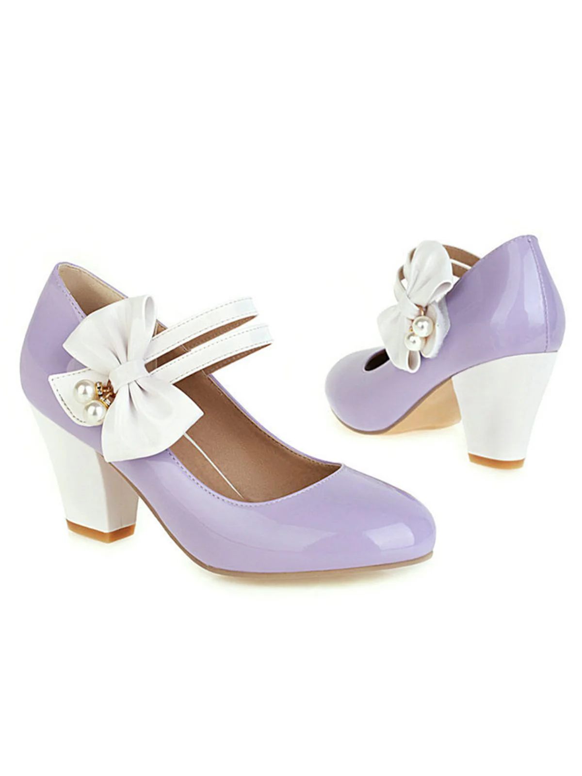 Straps Bowknot High Heels Shoes - Image 8