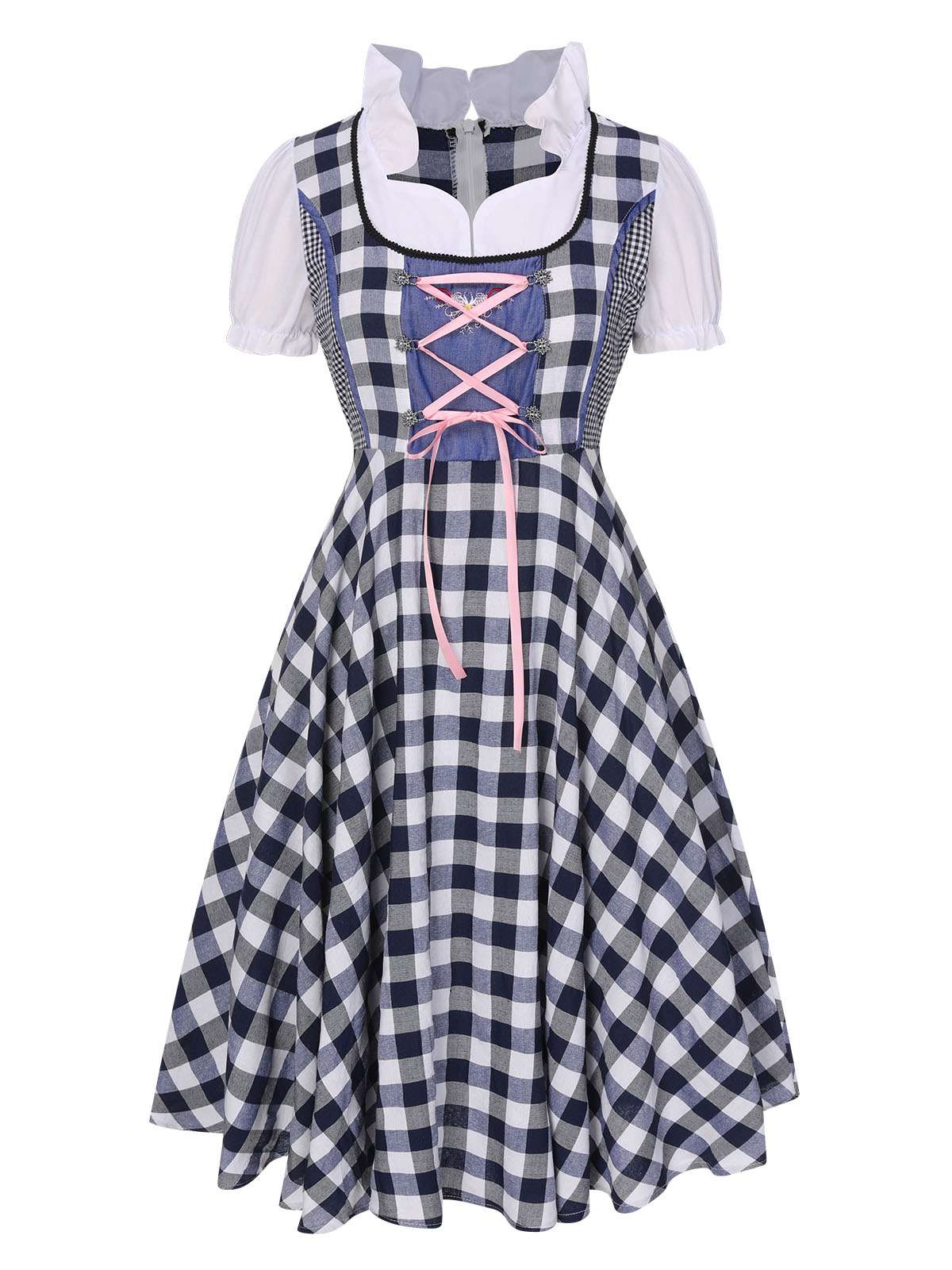 Traditional Oktoberfest Bavarian Carnival Dirndl Dress - Image 3
