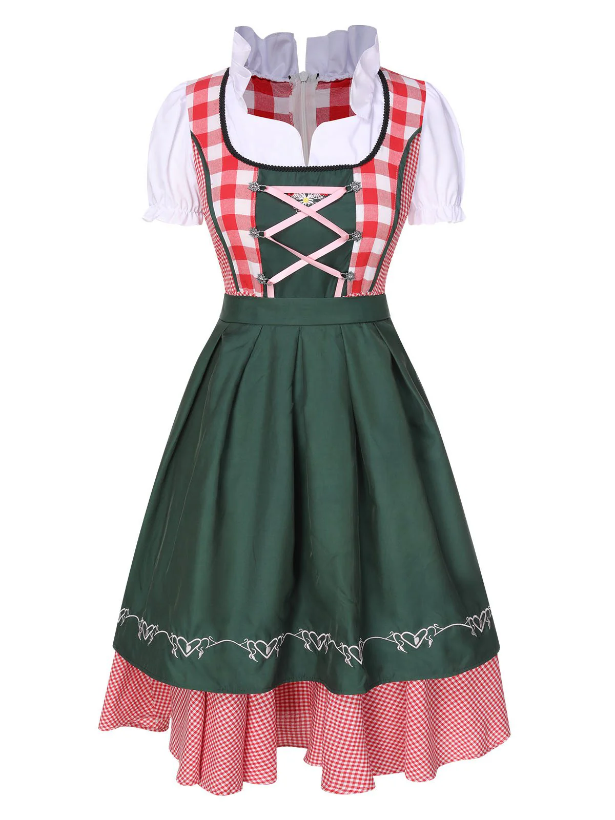 Traditional Oktoberfest Bavarian Carnival Dirndl Dress - Image 5