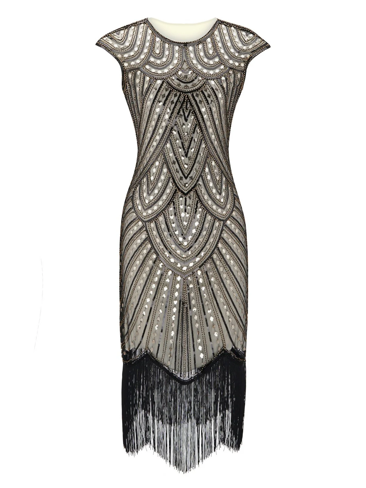 [US Warehouse] 1920s Fringed Flapper Gatsby Dress - Image 5