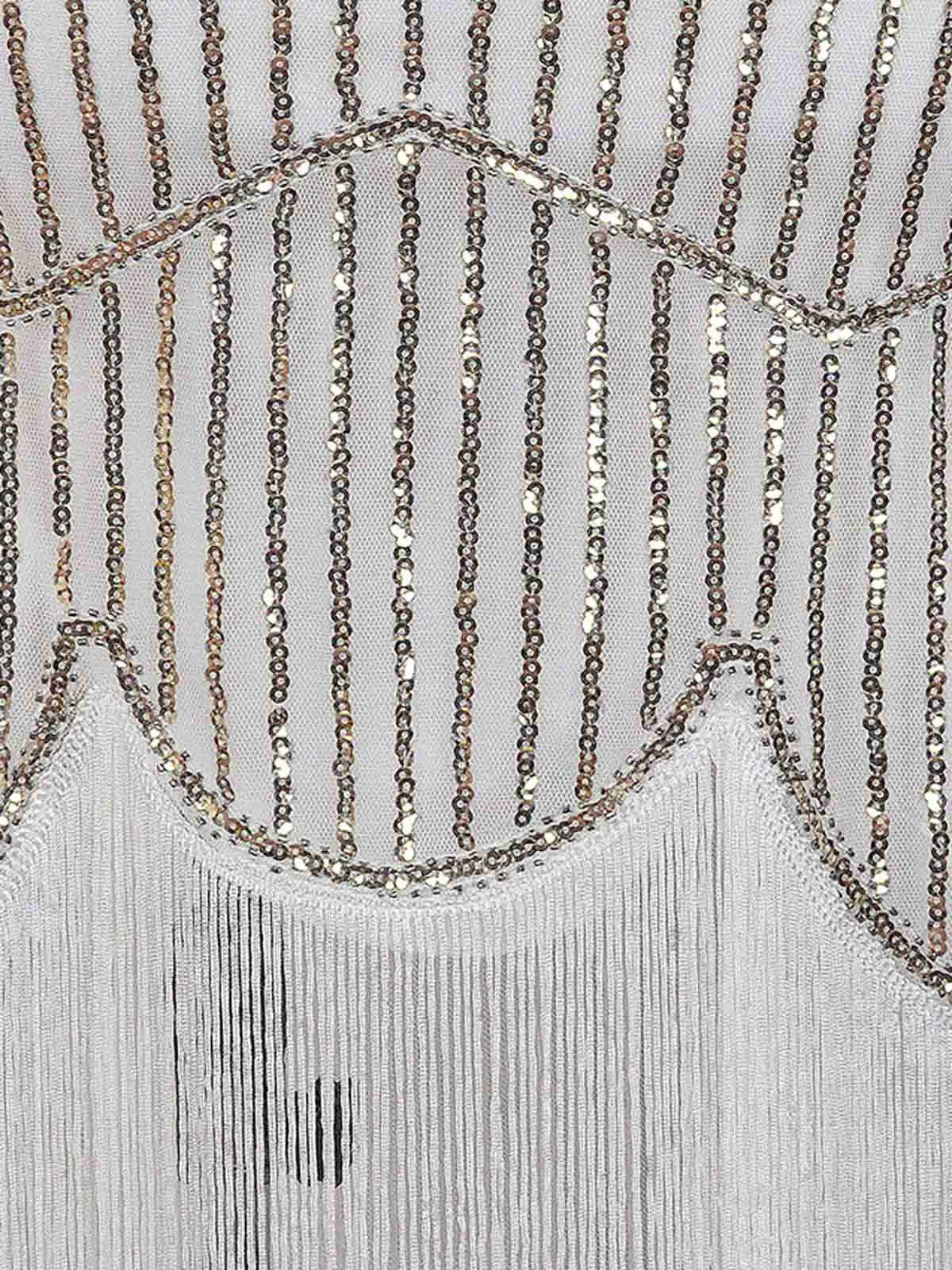 [US Warehouse] White 1920s Fringed Flapper Dress - Image 9