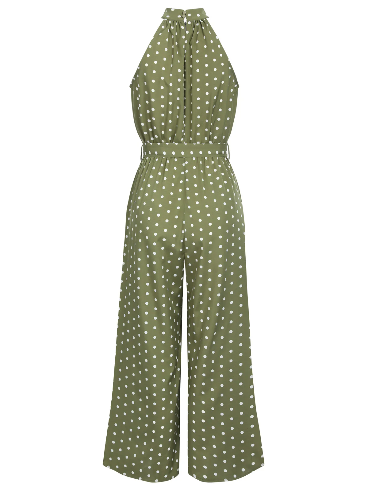 [Pre-Sale] 1930s Polka Dot Belt Jumpsuit - Image 3