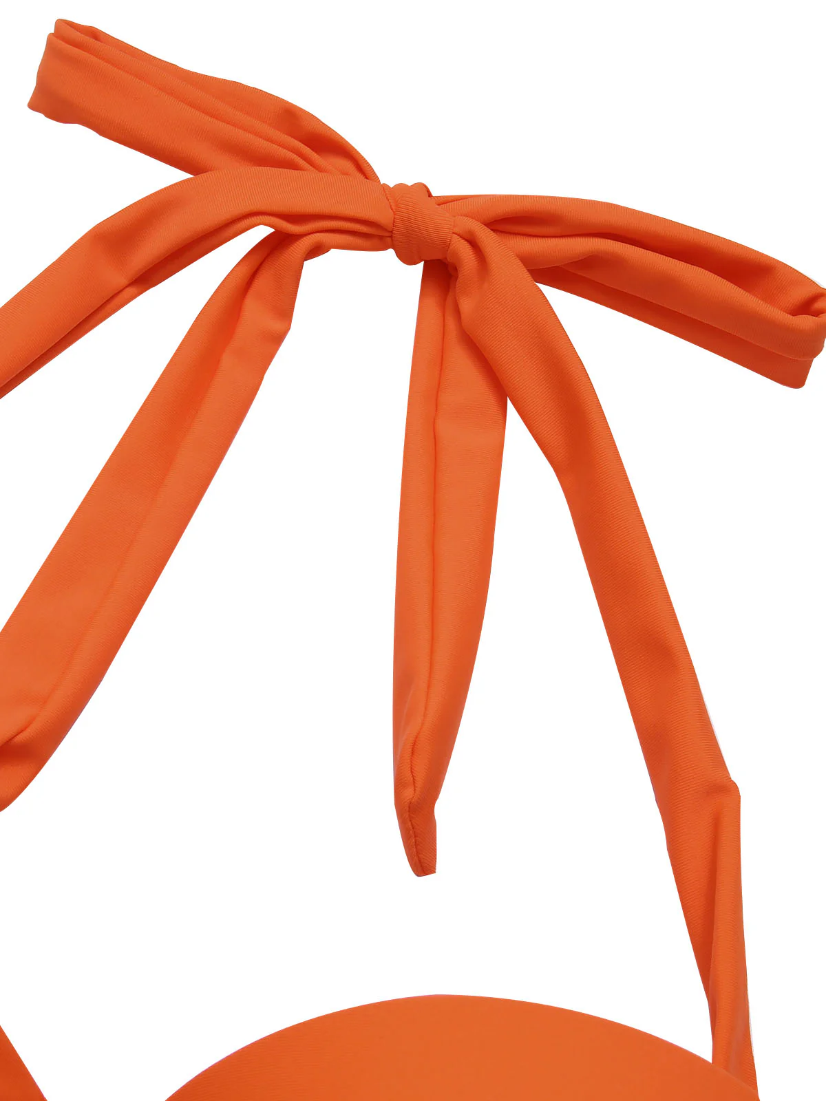 1940s Halter Flowers Pleated Bikini Set - Image 4