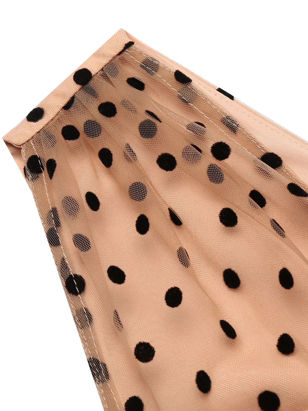[Pre-Sale] Black 1930s Polka Dot Patchwork Belt Jumpsuit - Image 6
