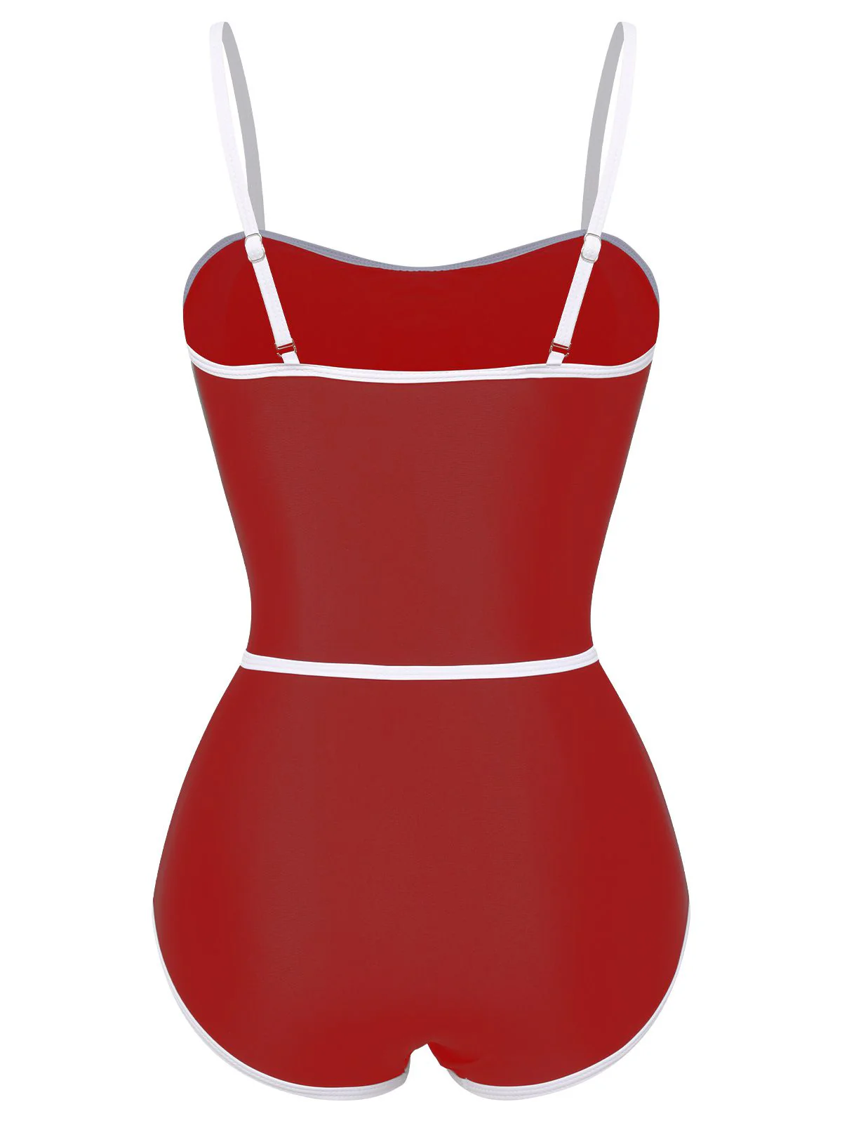 Black 1960s Lined Sling One-Piece Swimsuit - Image 7
