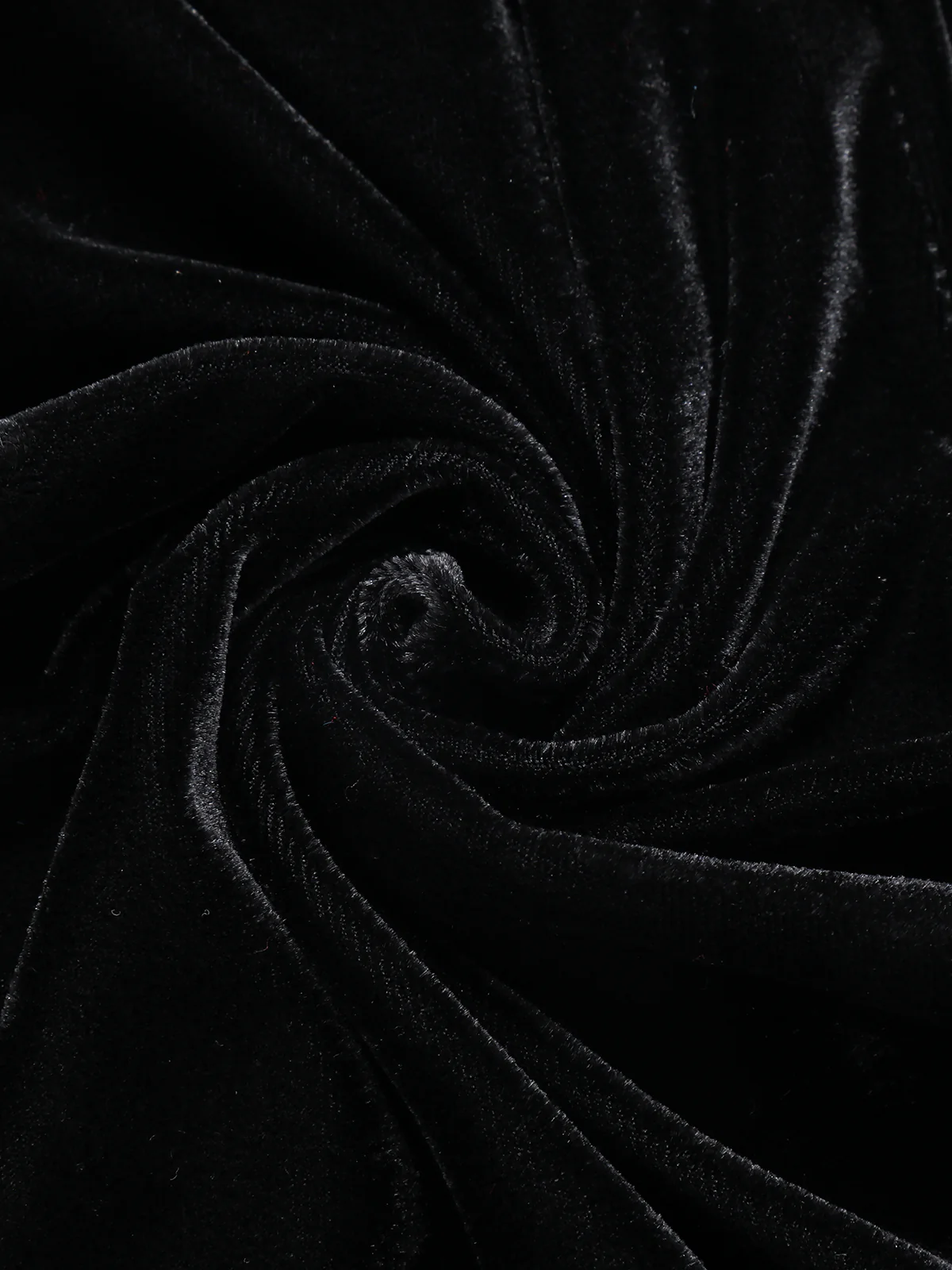 Black 1960s Solid Velvet Bow Dress - Image 11