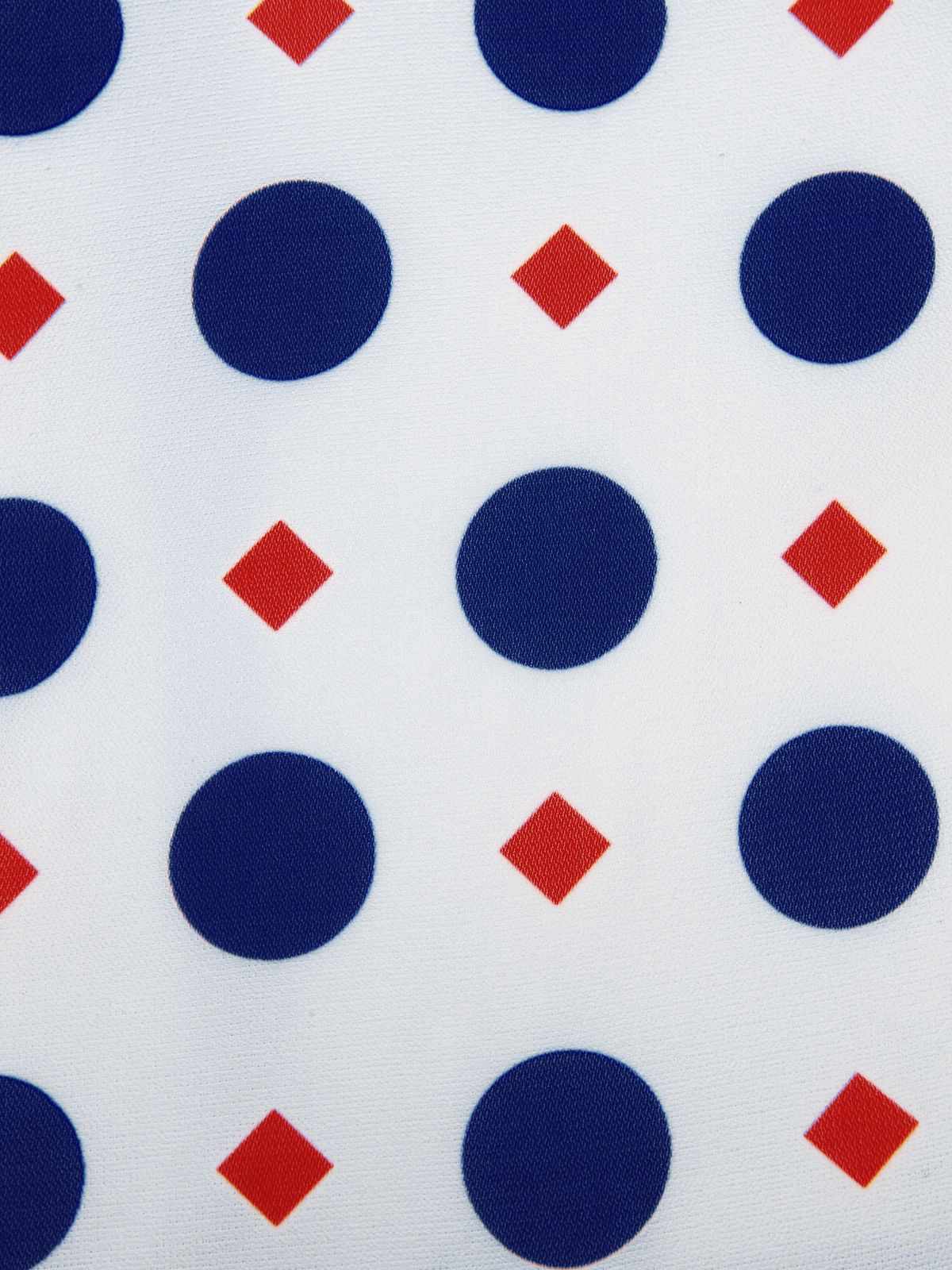 [US Warehouse] Blue 1950s Polka Dot Buttoned Romper - Image 5
