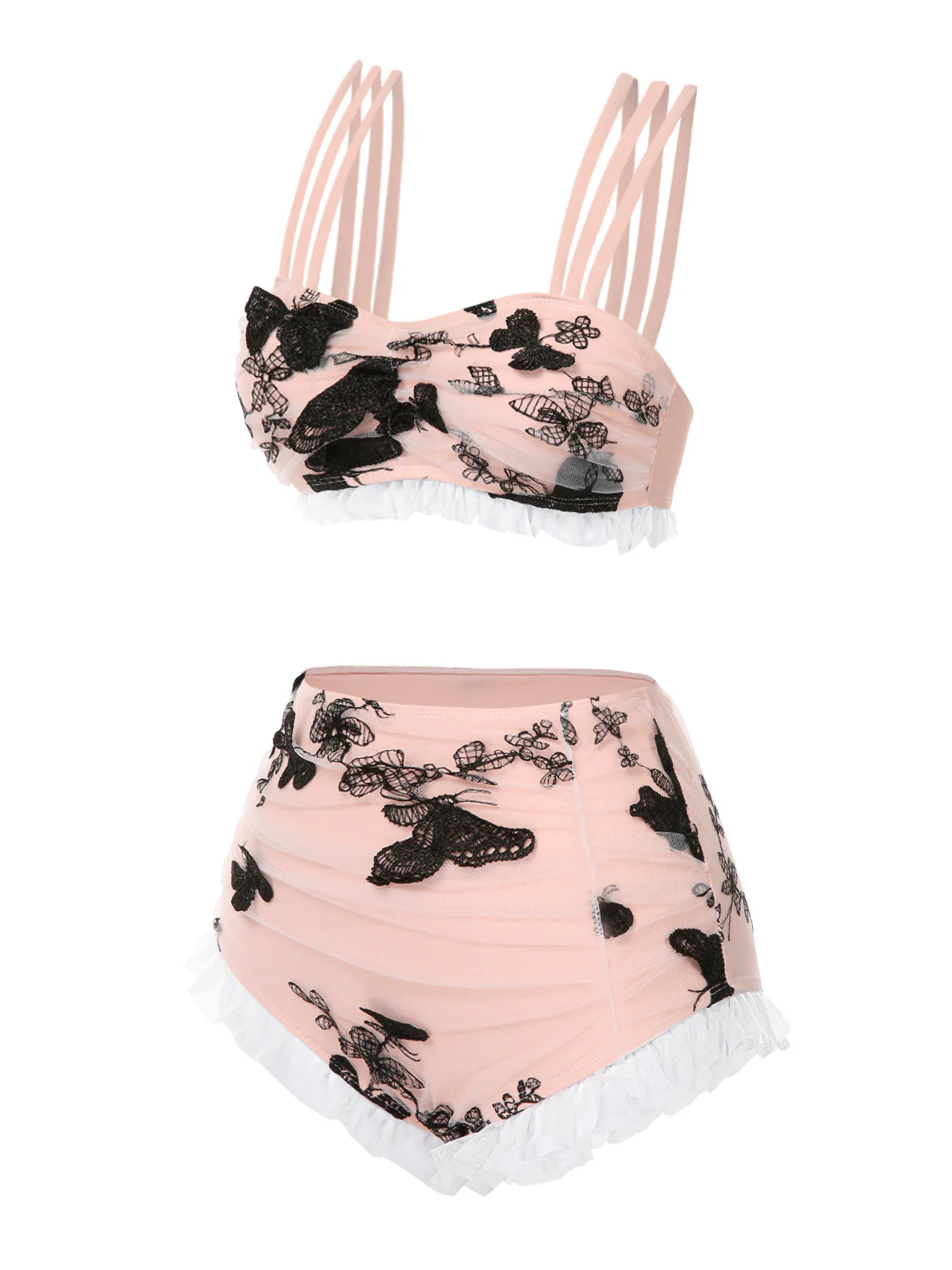 [US Warehouse] Green 1950s Summer Daisy Tankini Set - Image 10
