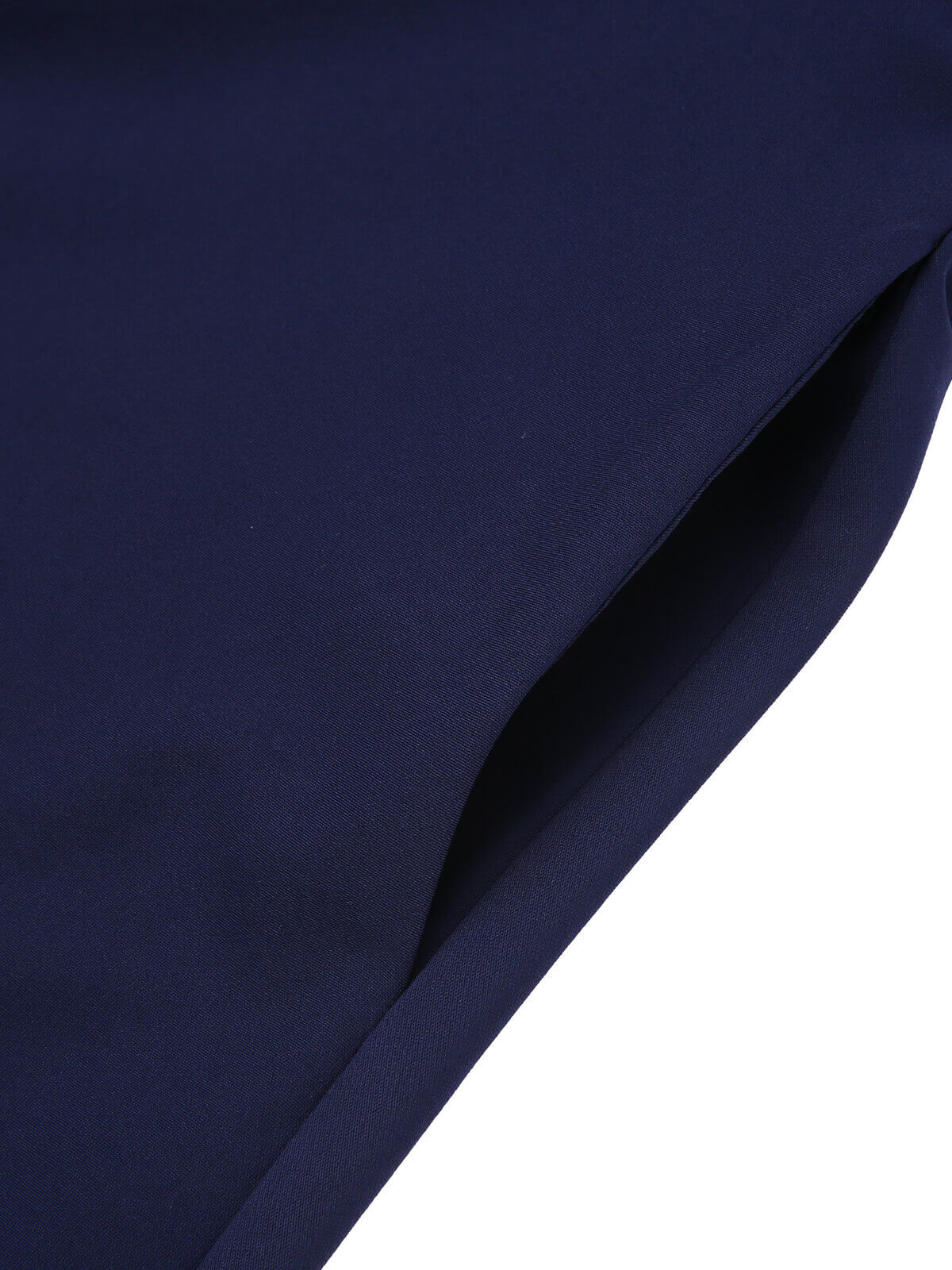 [US Warehouse] Navy Blue 1950s Striped Patchwork Dress - Image 7