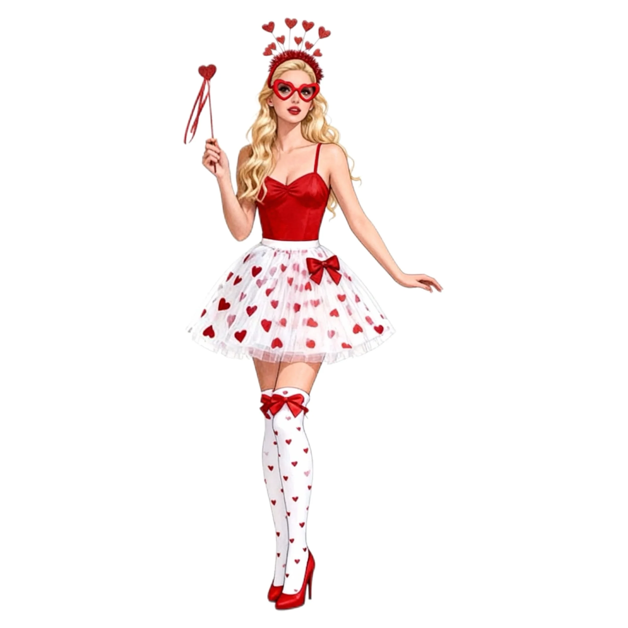 Valentine’s Day Heart Costume Accessory Set - Image 3