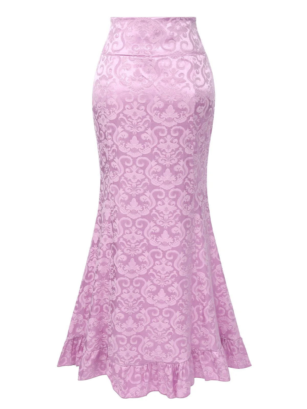 Vintage 1930s Punk Lace-Up Mermaid Skirt - Image 3