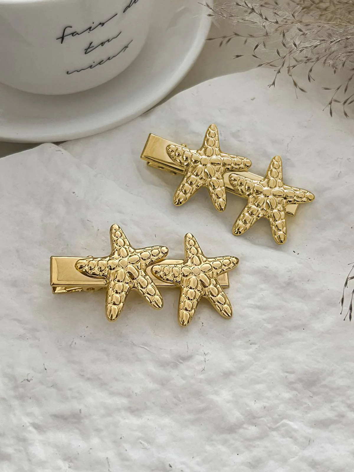 Vintage 3D Starfish Metal Hairpin - Image 5