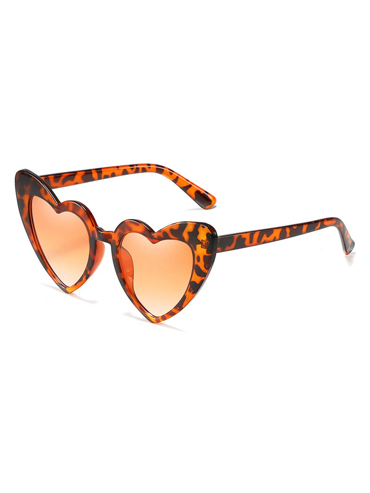 Vintage Alloy Temple Heart Frame Sunglasses - Image 10