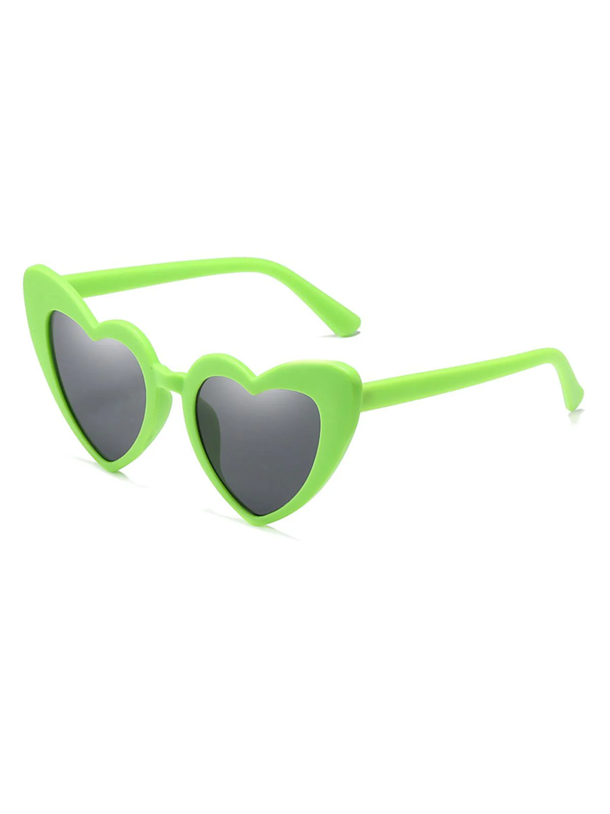 Vintage Alloy Temple Heart Frame Sunglasses - Image 7