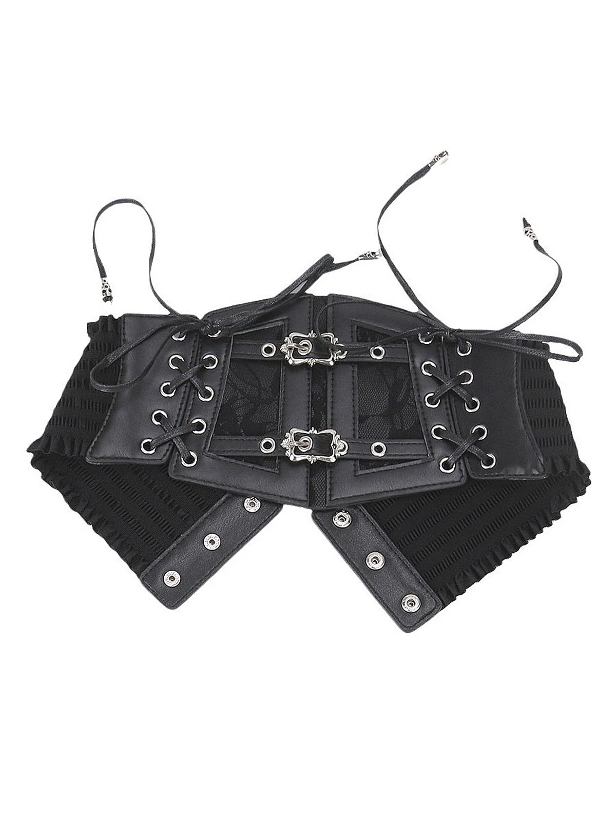 Vintage Black Lace Waistband - Image 5