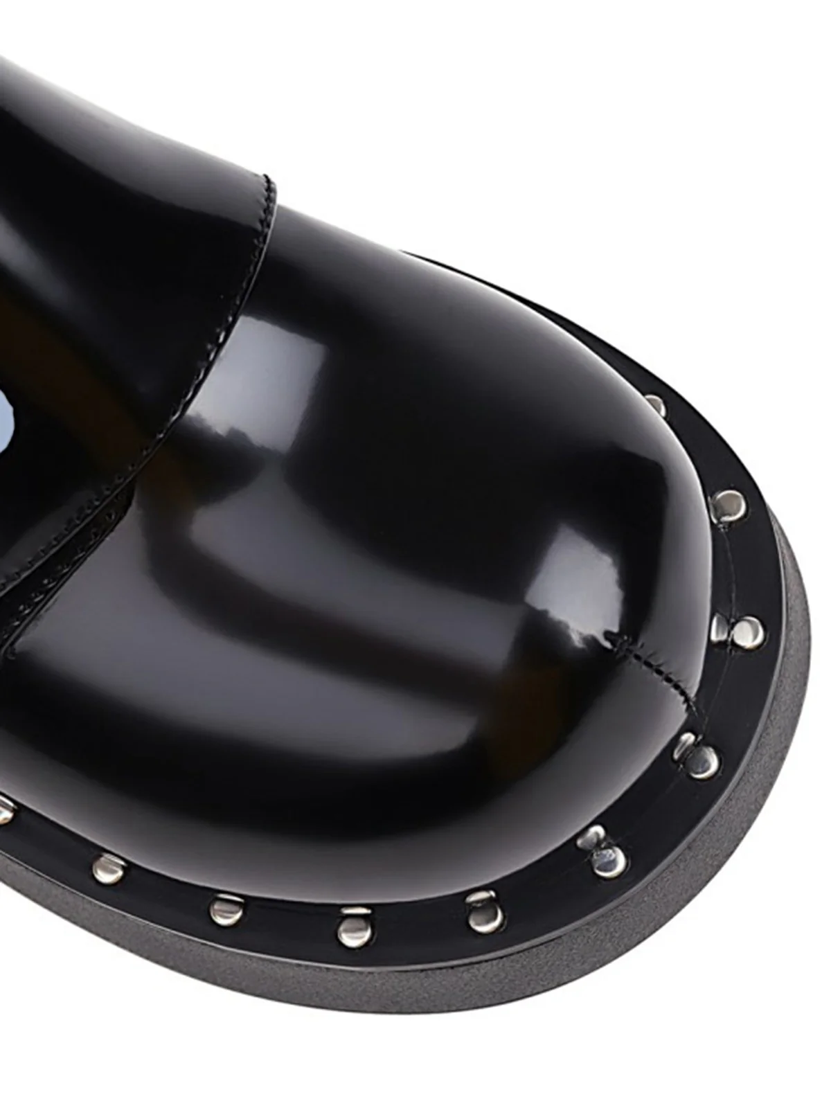 Vintage Black Toxic Skull Platform Shoes - Image 5