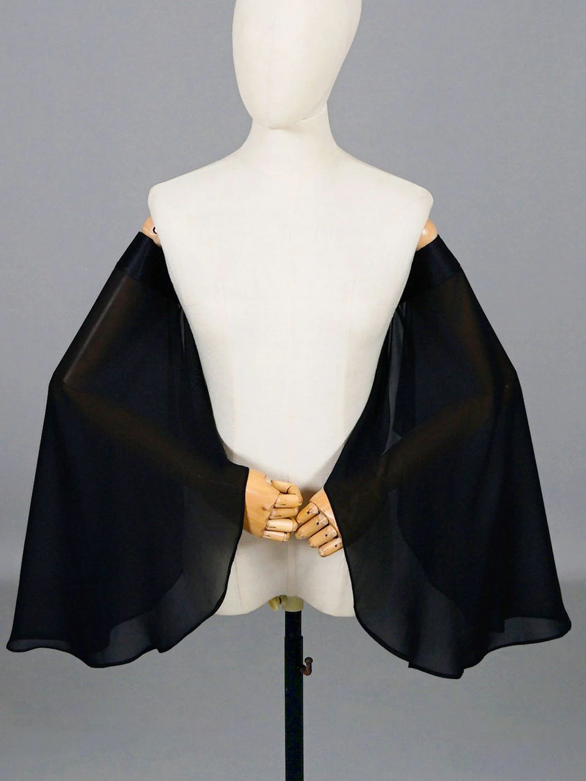 Vintage Chiffon Trumpet Sleeve Accessories - Image 2