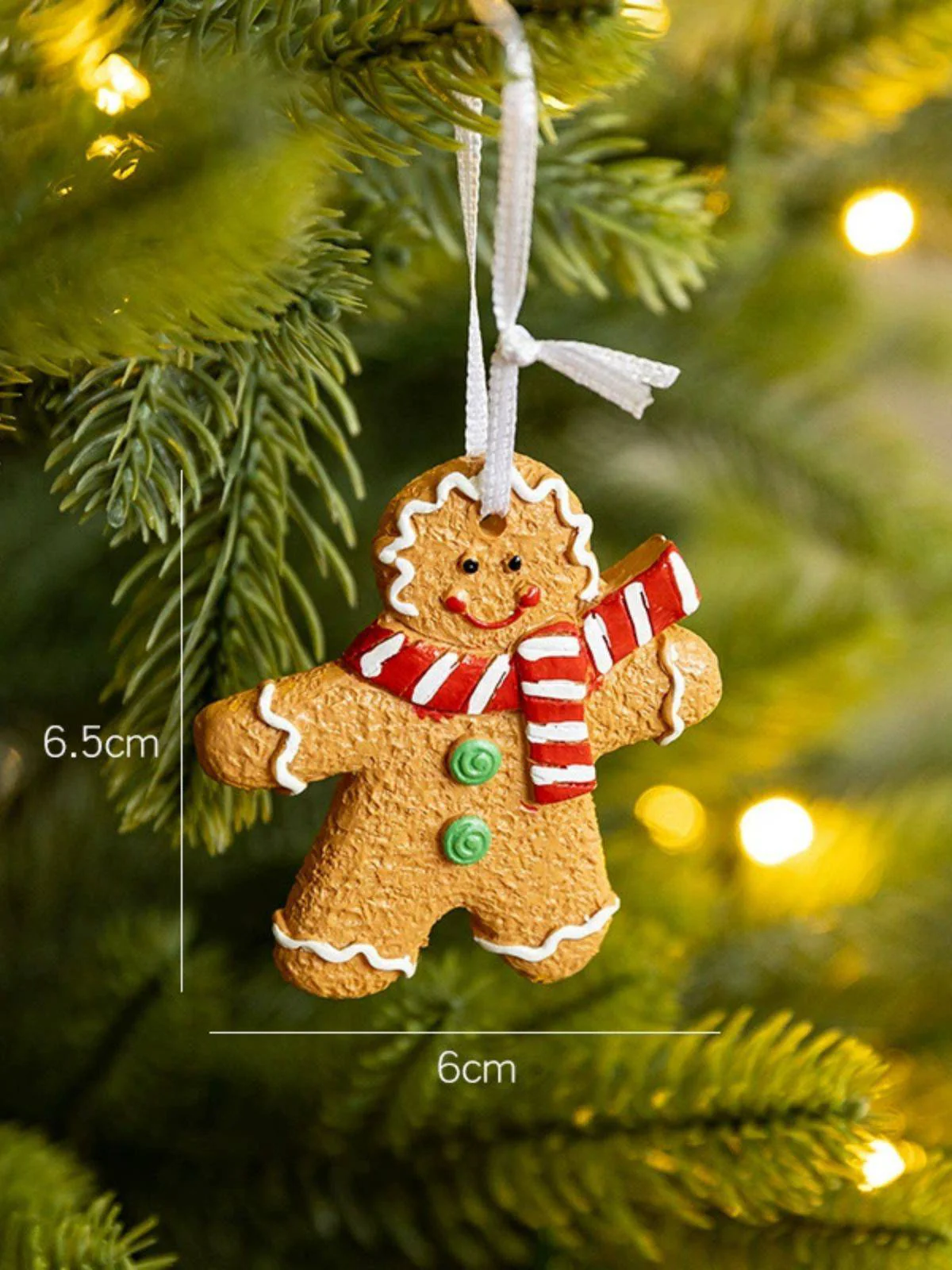 Vintage Christmas Gingerbread Man Ornaments - Image 2