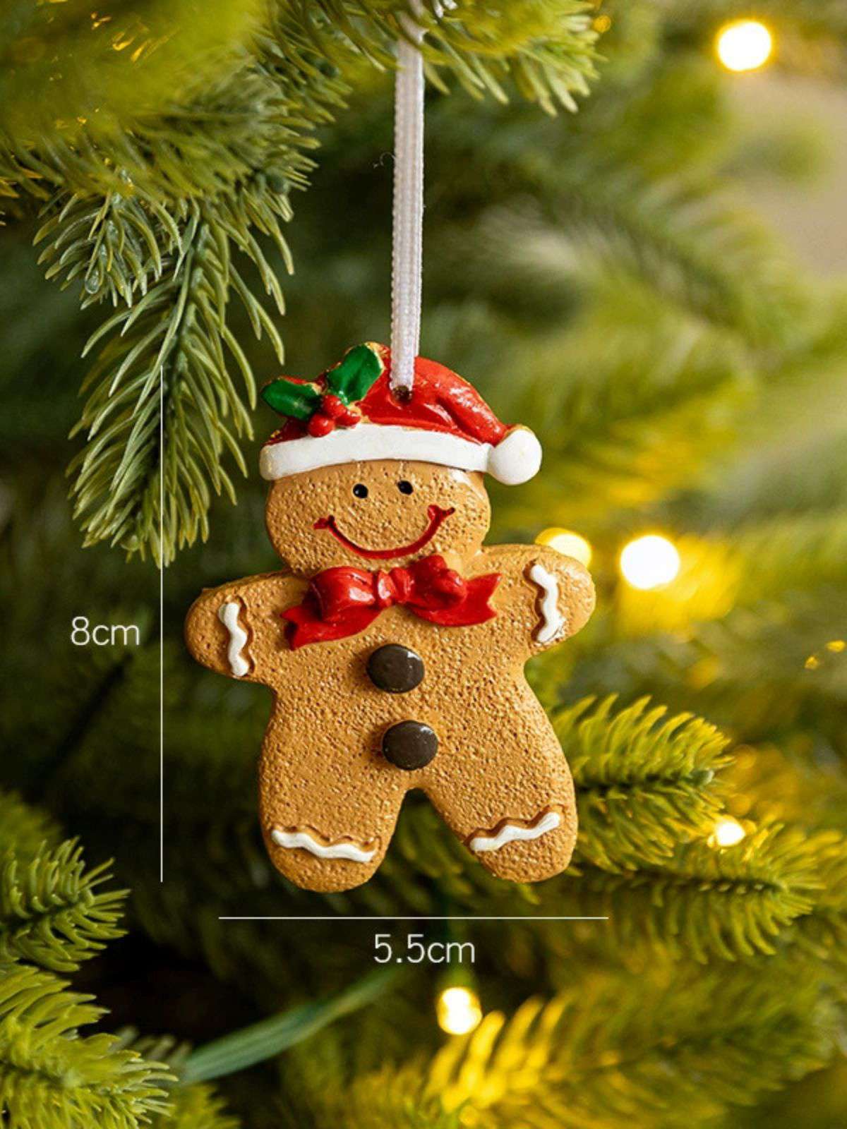 Vintage Christmas Gingerbread Man Ornaments - Image 3
