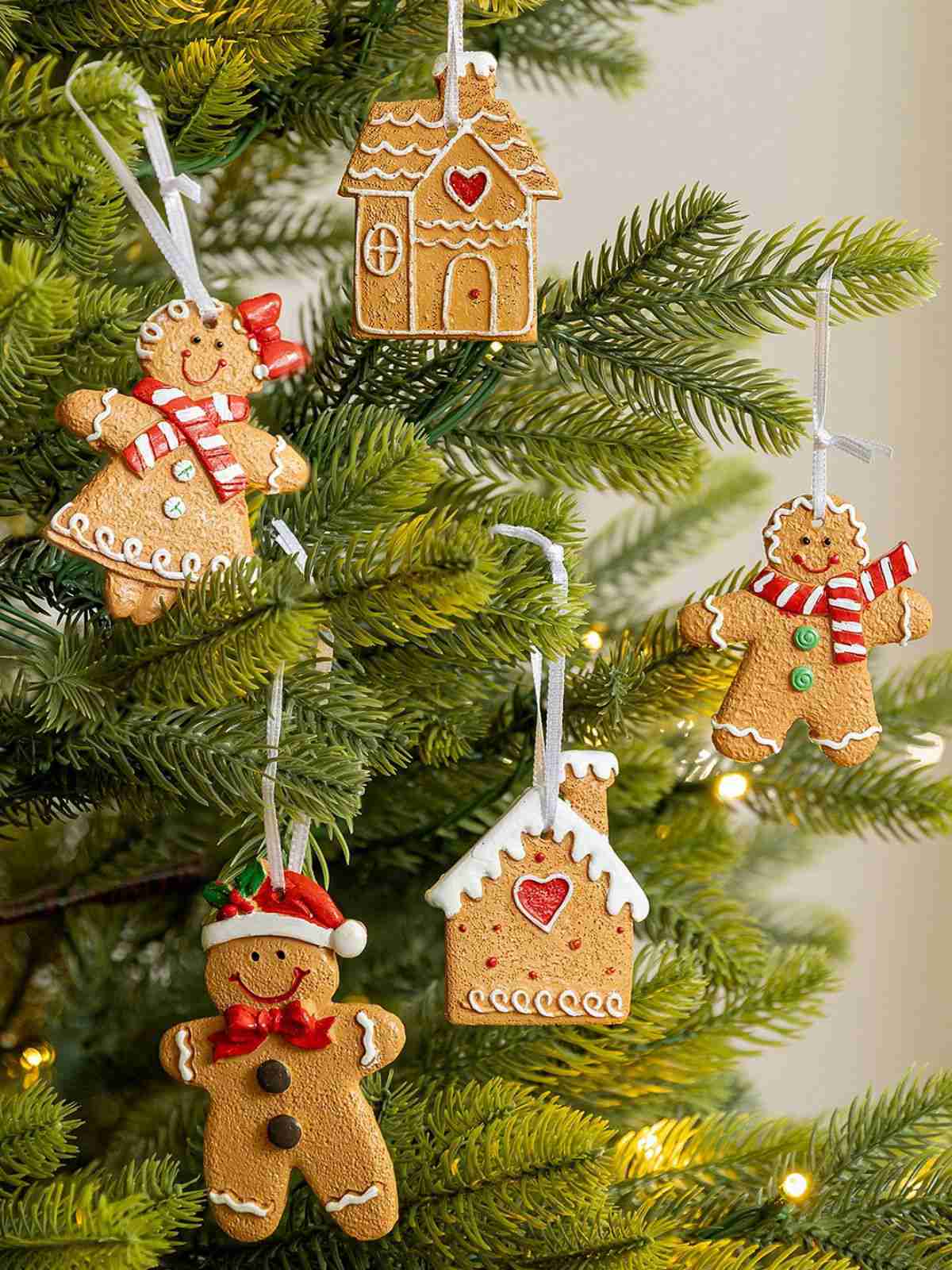 Vintage Christmas Gingerbread Man Ornaments - Image 6