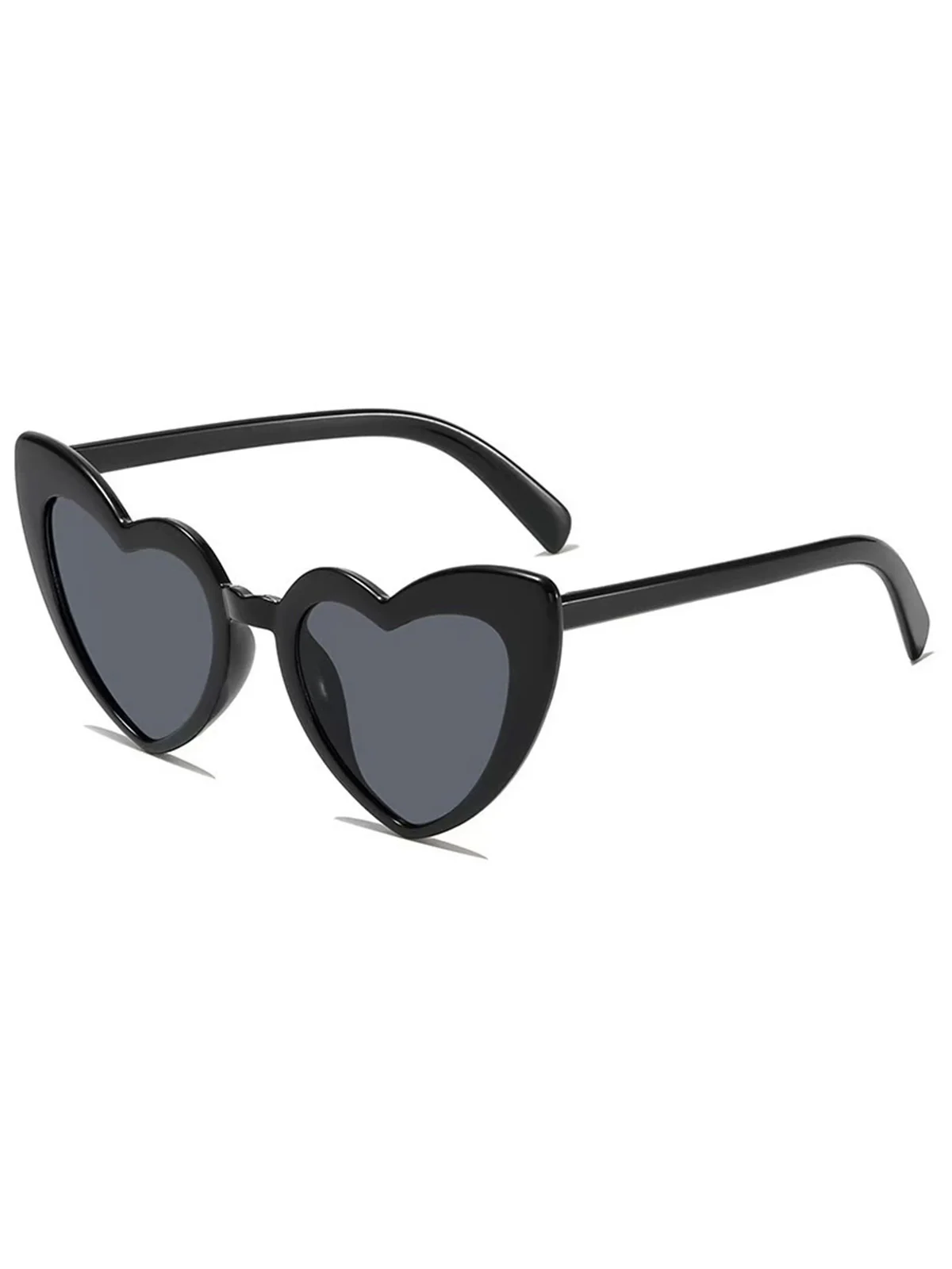 Vintage Curved Heart Frame Sunglasses - Image 6